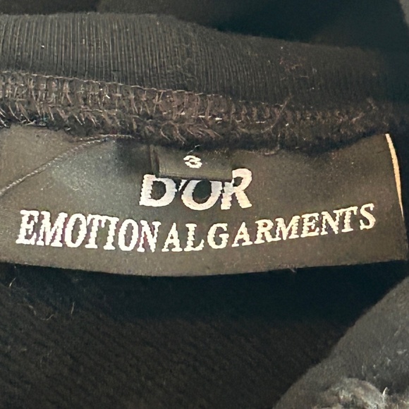Designer D'or Emotional Garment Hoodie, black, I love women. RARE FIND! - Picture 6 of 7